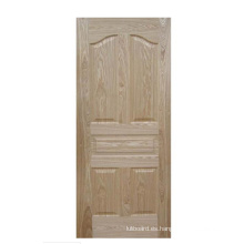 Piel de puerta HDF enchapada con panel diferente